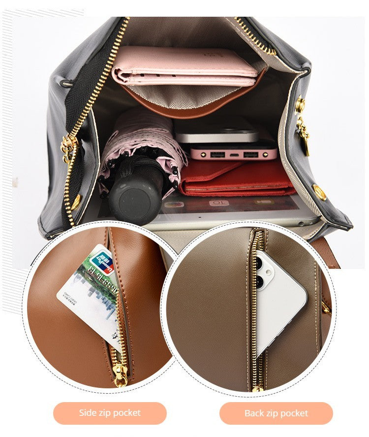 leather backpack purse