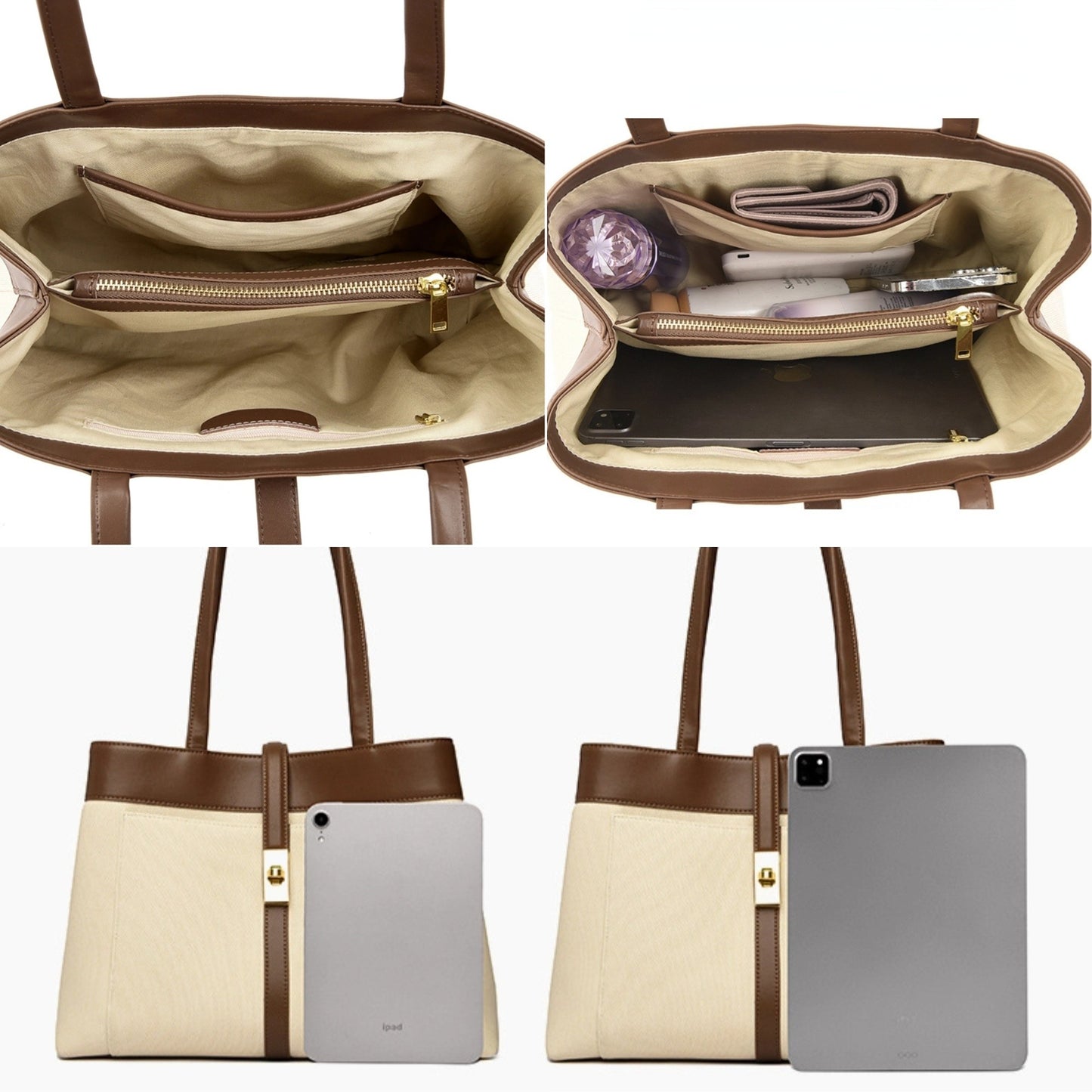 Belluova™ Designer Leather Tote Bag
