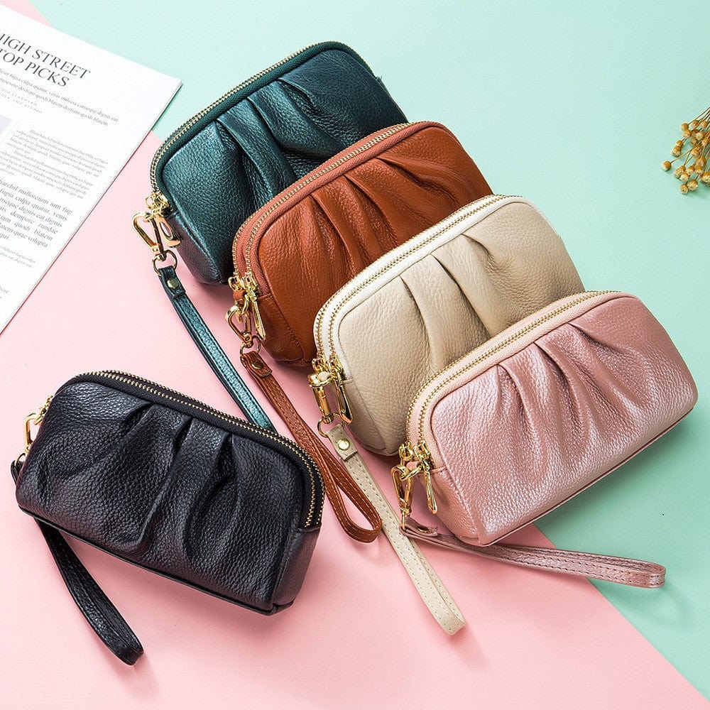 Belluova™ Pleated Wristlet Wallet