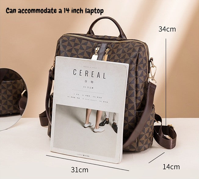 Belluova™ Stylish Convertible Backpack with Clutch
