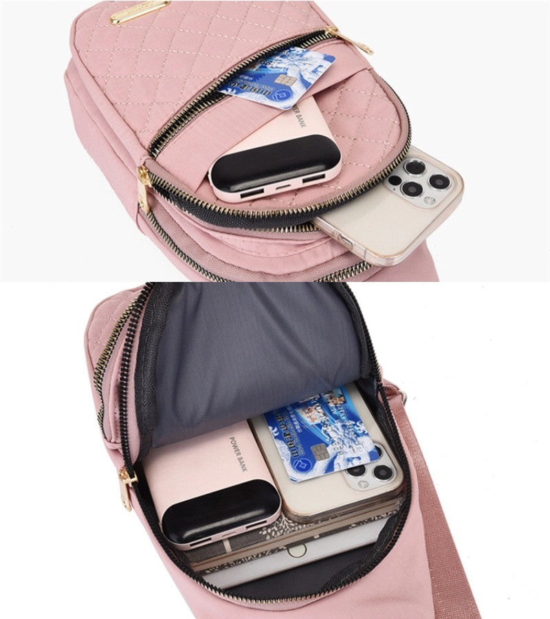 Belluova™ Quilted Crossbody Backpack