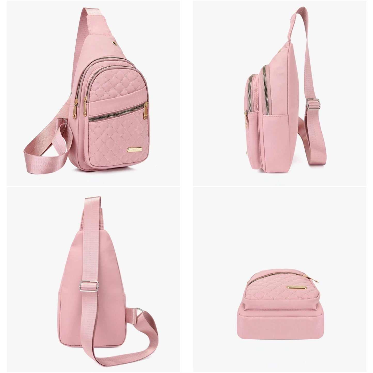 Belluova™ Quilted Crossbody Backpack