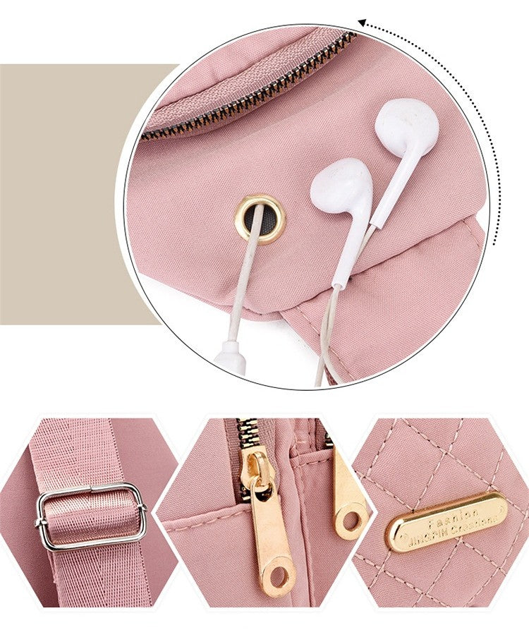 Belluova™ Quilted Crossbody Backpack
