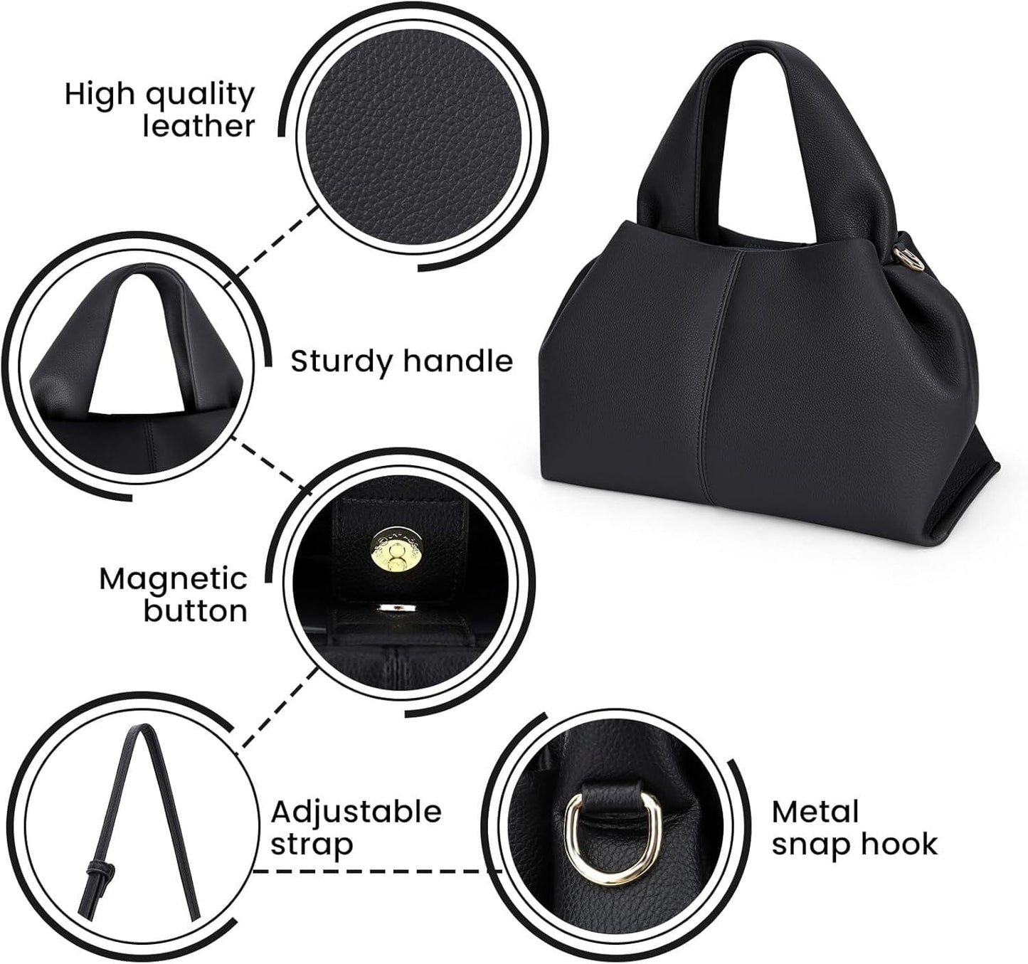 Belluova™ Small Dumpling Tote Bag