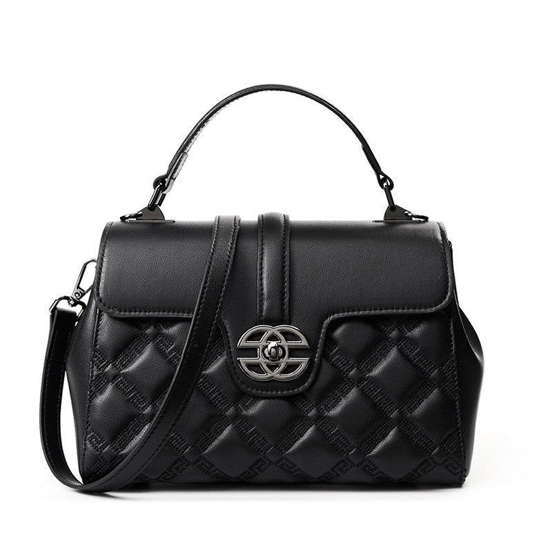 Belluova™ Leather Square Crossbody Bag