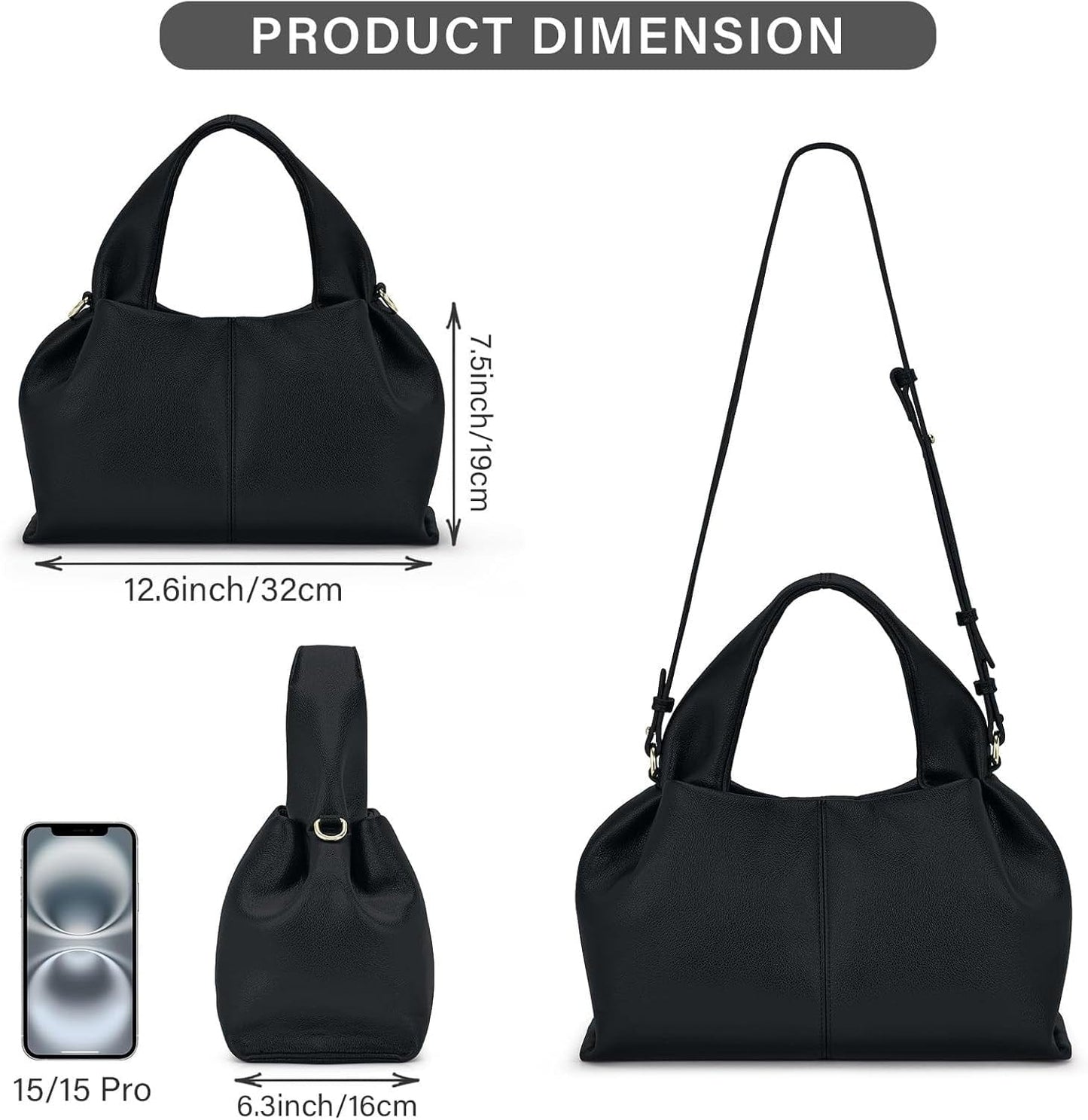 Belluova™ Small Dumpling Tote Bag