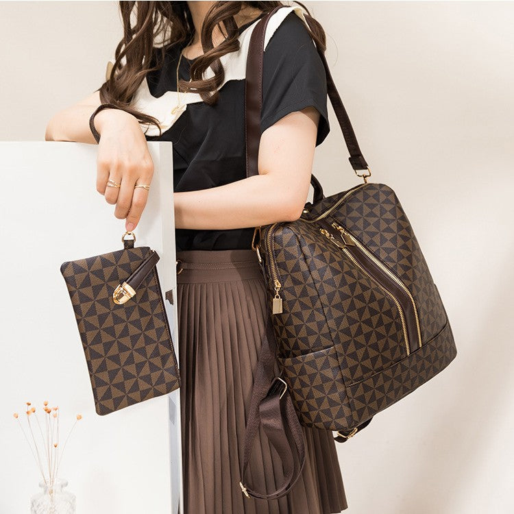 The best coffee ladies convertible laptop backpack shoulder bag come with a anti theft clutch.