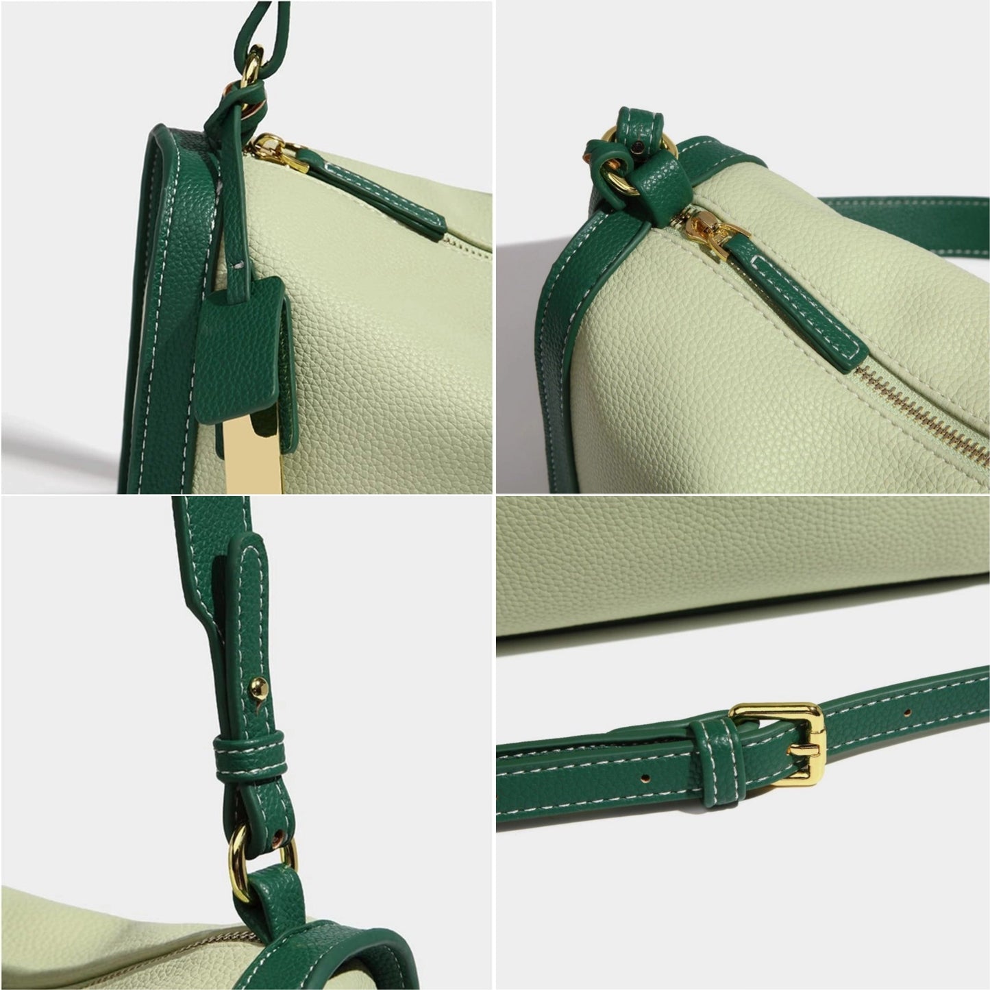 This is the details of the boston hobo bag, soomth zipper, adjustable shoulder/replacement crossbody strap.