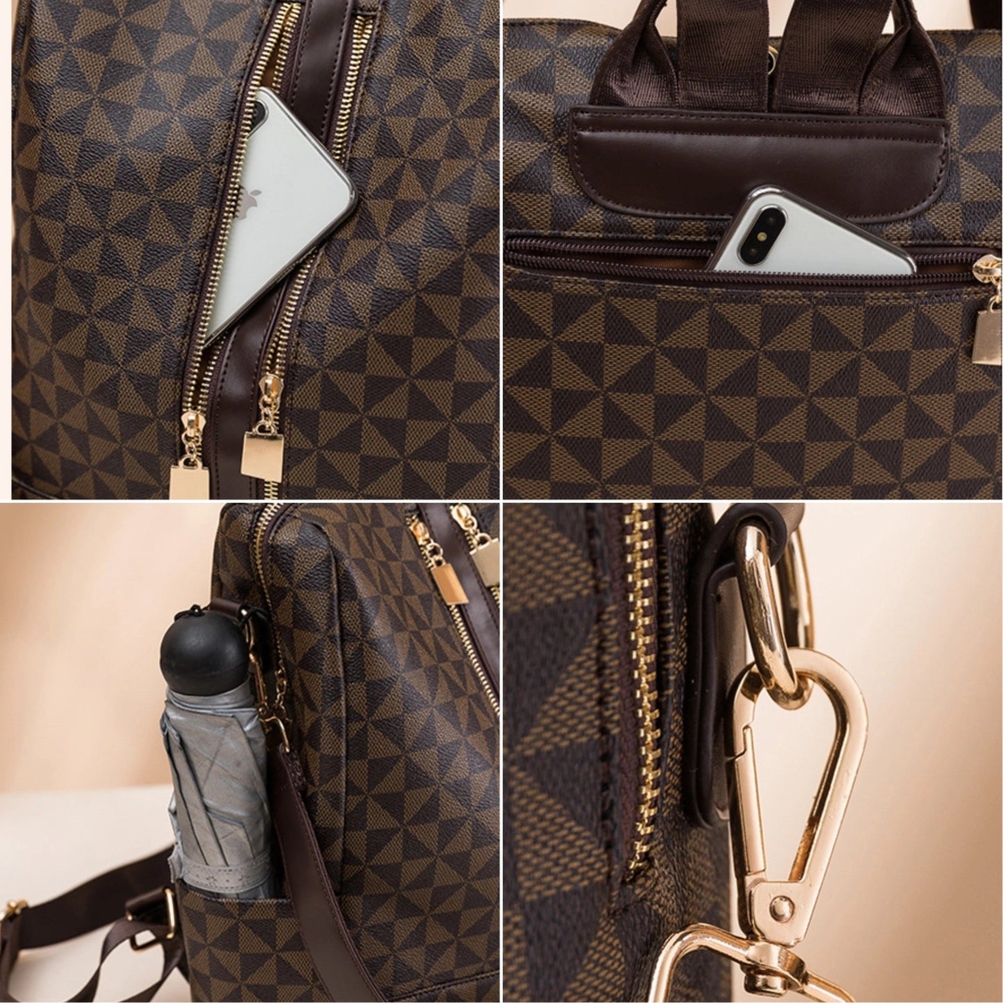 Here are the details of the convertible 14 in laptop backpack for female