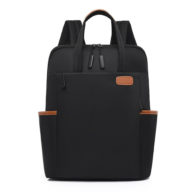 leather laptop backpack