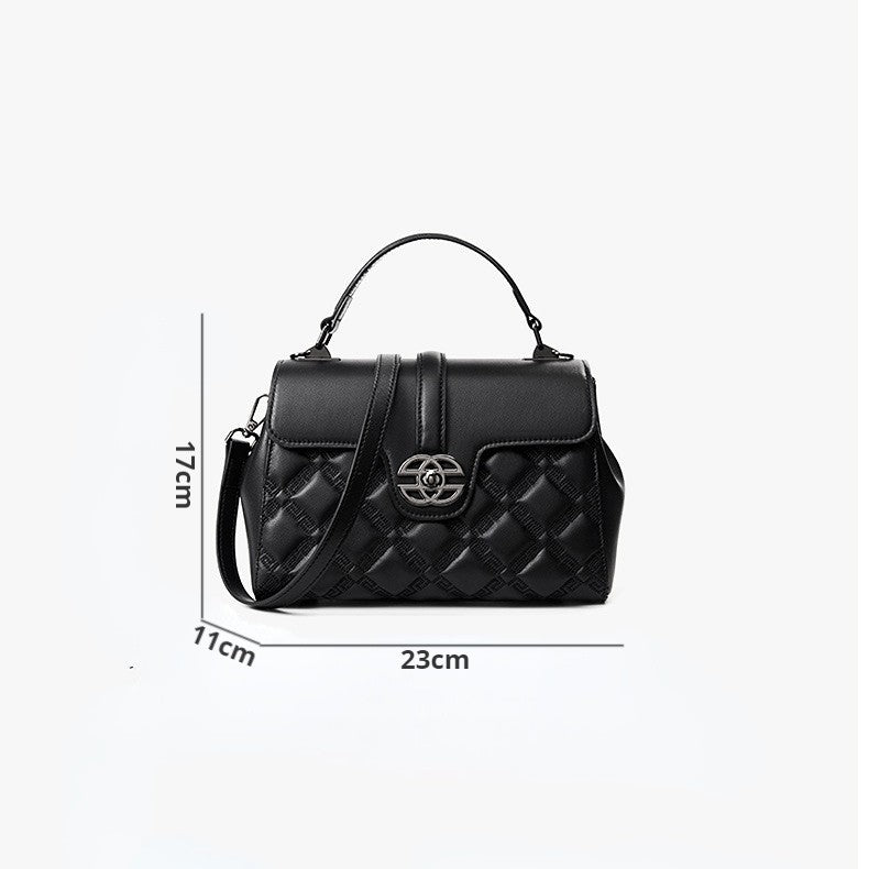 The size of top handle crossbody bag is 23cm 11cm 17cm (length, width, height)
