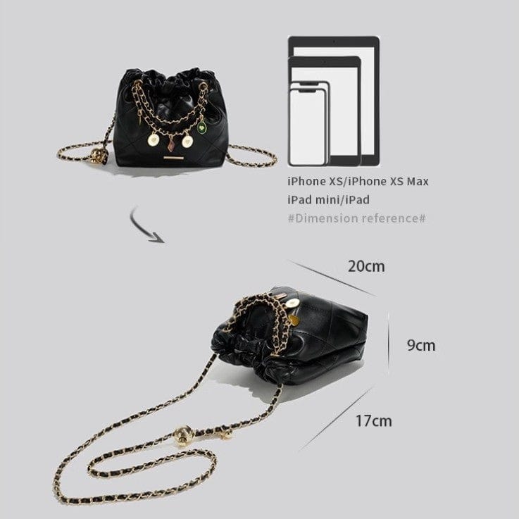 Belluova™ Quilted Chain Sling Bag