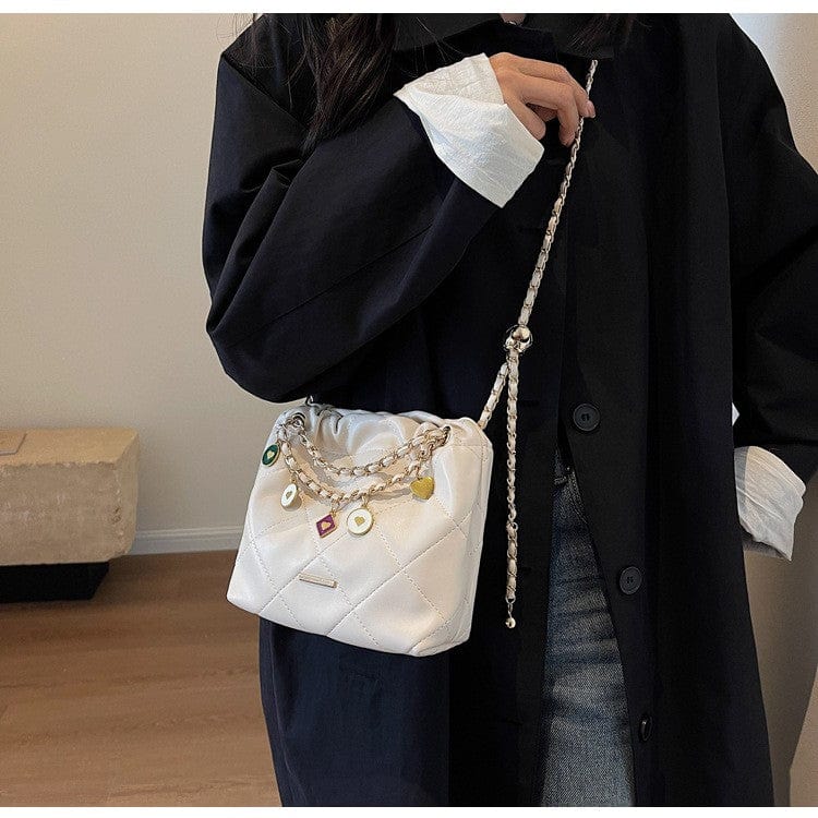 Belluova™ Quilted Chain Sling Bag