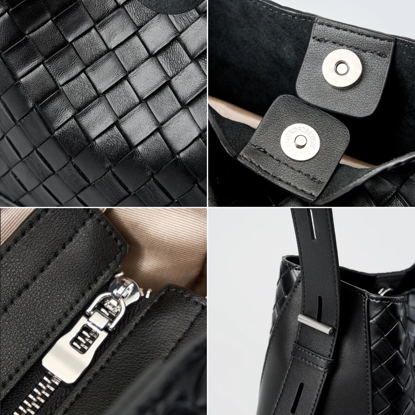 the woven tote bucket bag is high quality and well made