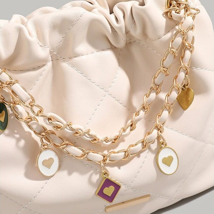 Belluova™ Quilted Chain Sling Bag