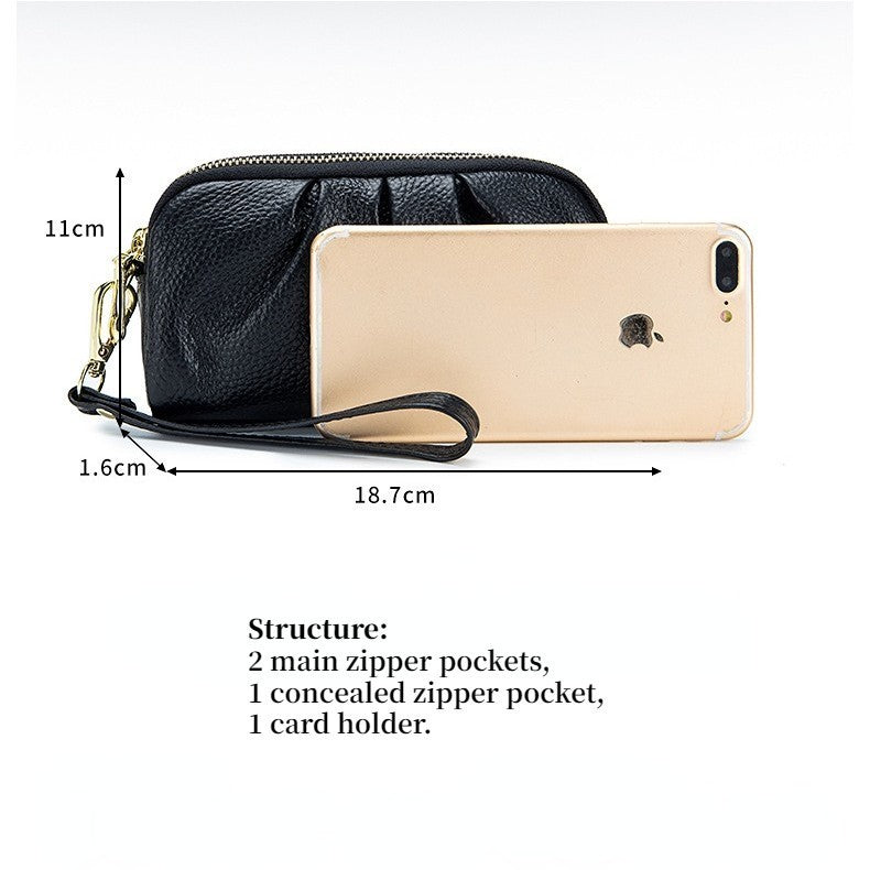 Belluova™ Pleated Wristlet Wallet