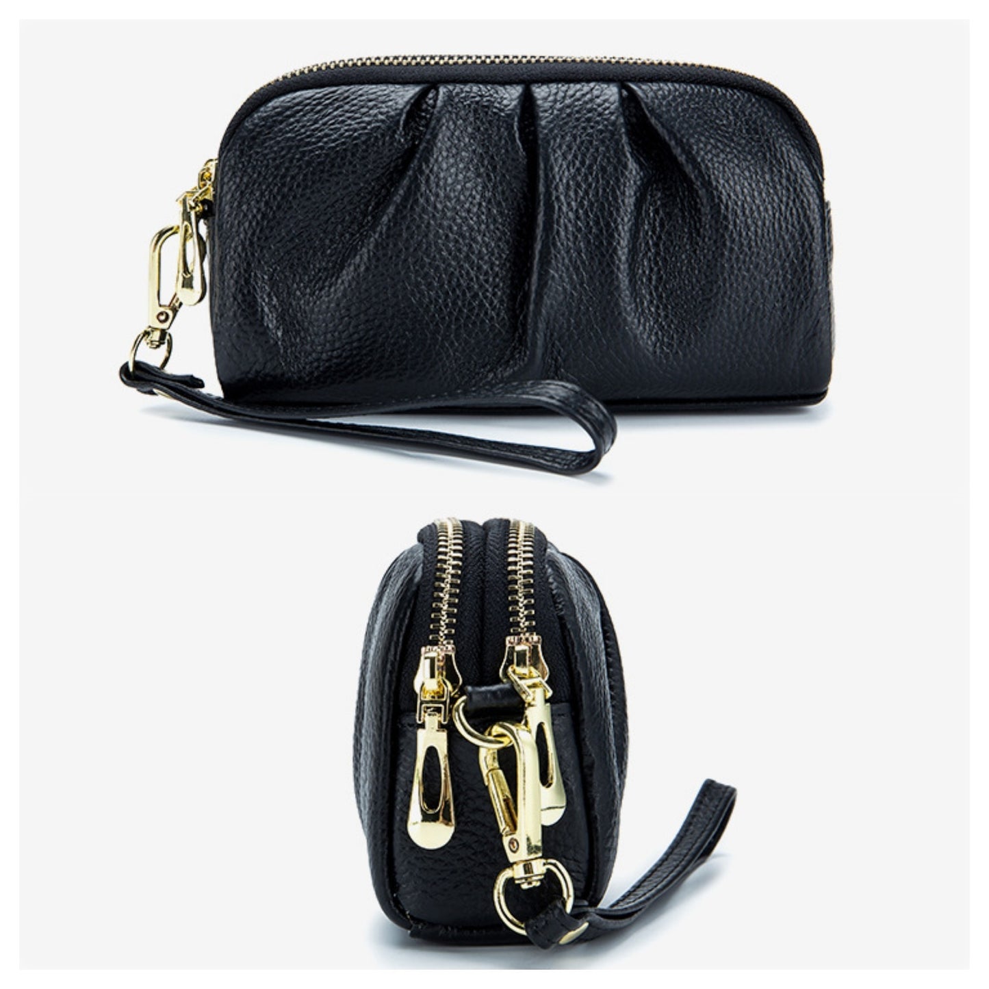 Belluova™ Pleated Wristlet Wallet