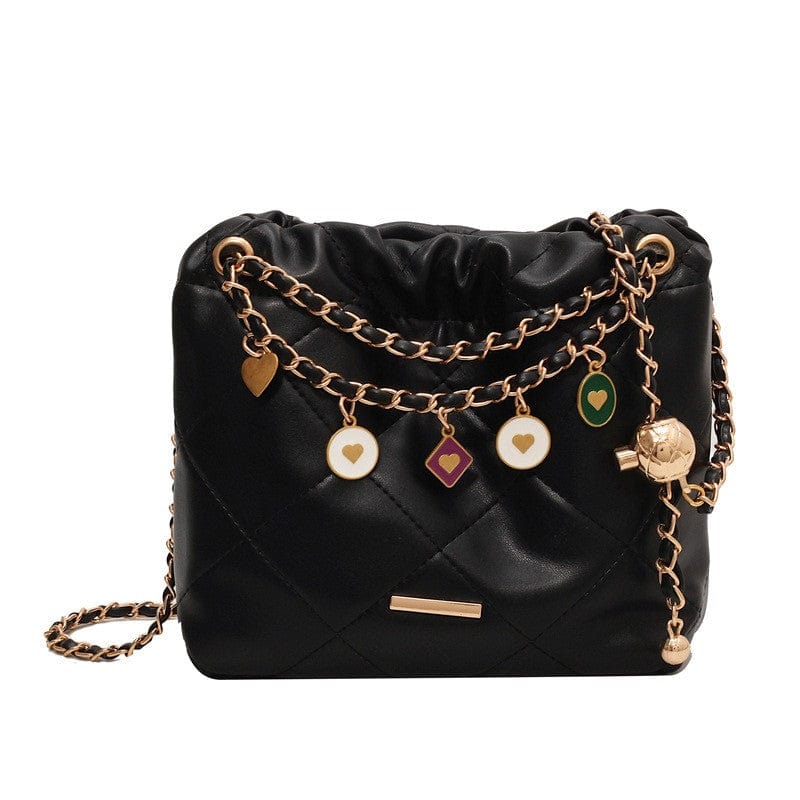 Belluova™ Quilted Chain Sling Bag