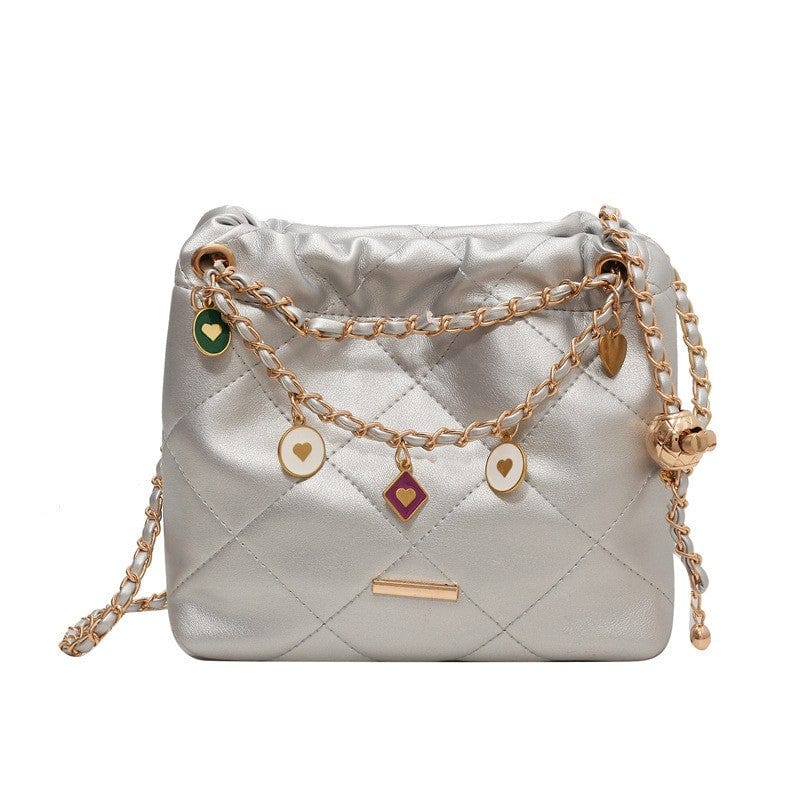 Belluova™ Quilted Chain Sling Bag