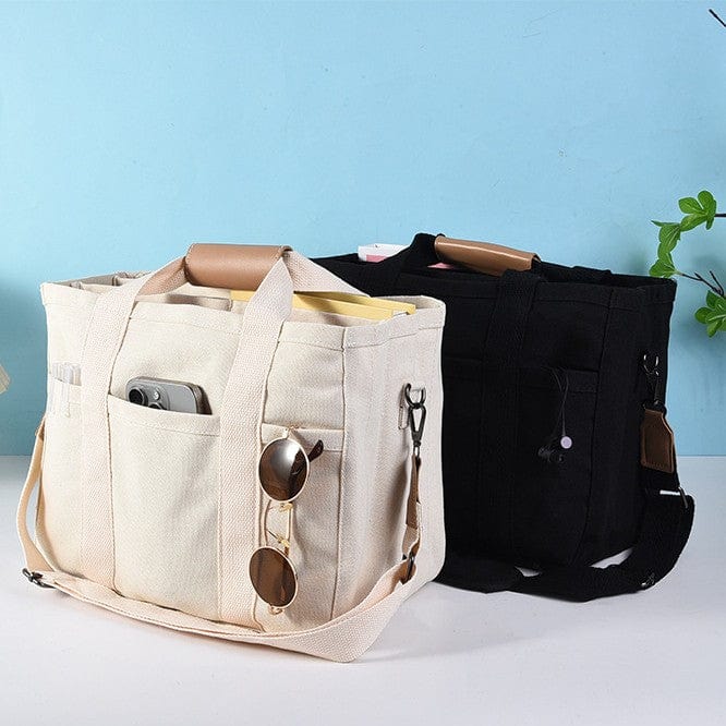 Belluova™ Canvas Work Tote Bag
