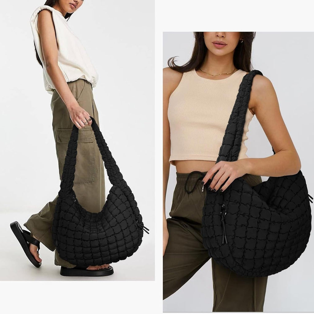 Belluova™ Puffer Quilted Hobo Bag