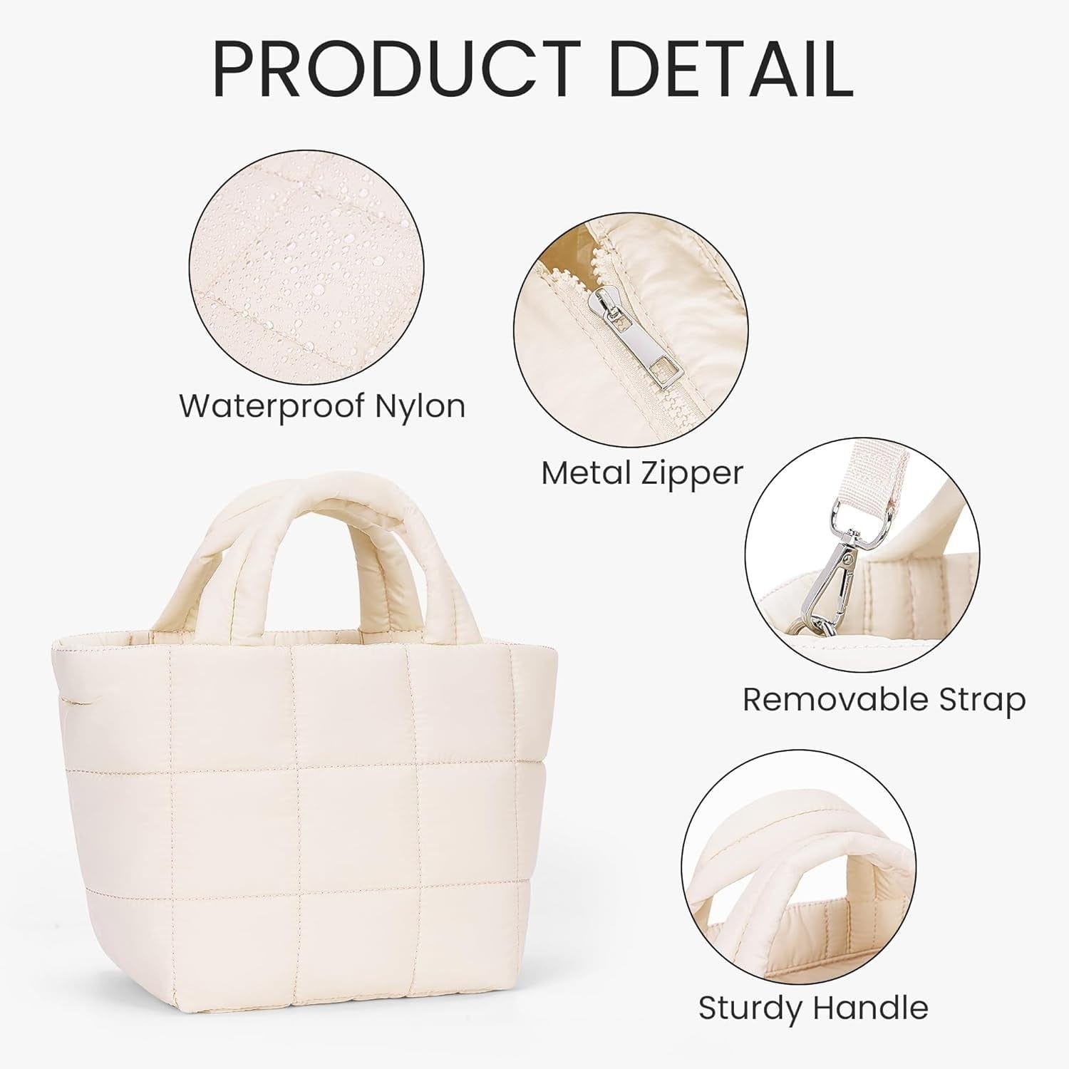 Belluova™ Small Puffer Tote Bag