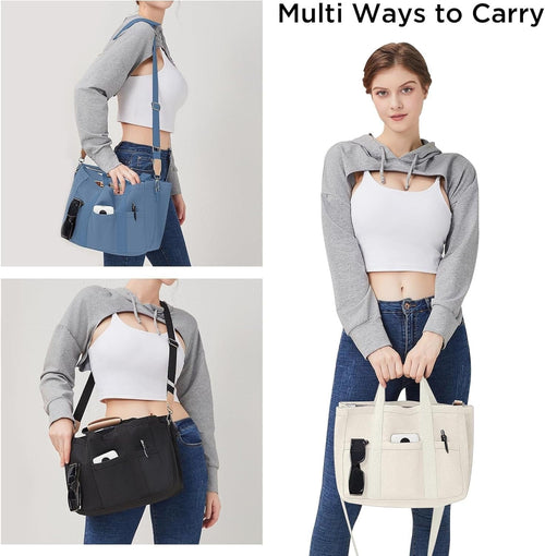 Belluova™ Canvas Work Tote Bag