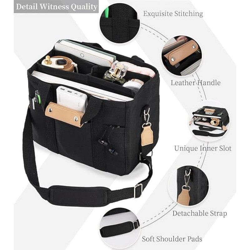 Belluova™ Canvas Work Tote Bag