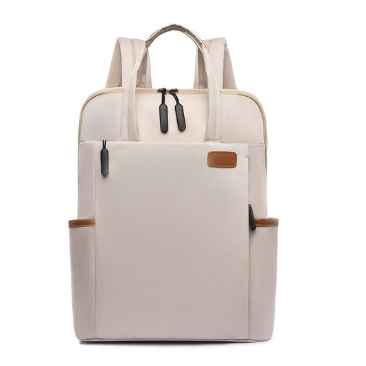 leather laptop backpack