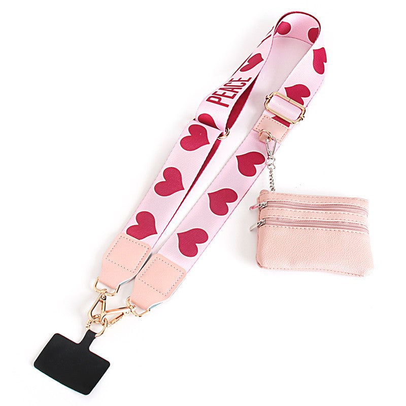 Clip and Go Strap for Phone with Wallet Crossbody
