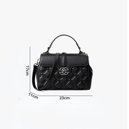 The size of top handle crossbody bag is 23cm 11cm 17cm (length, width, height)