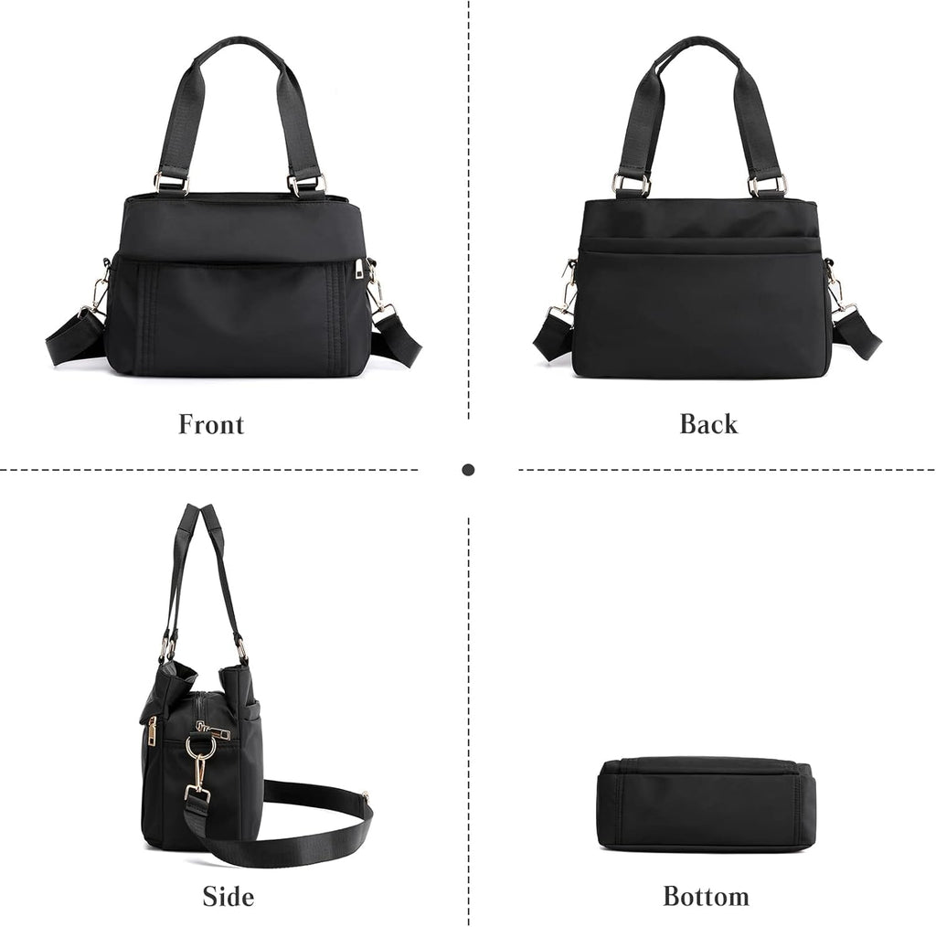 This is the 360° display for the top handle work tote bag.