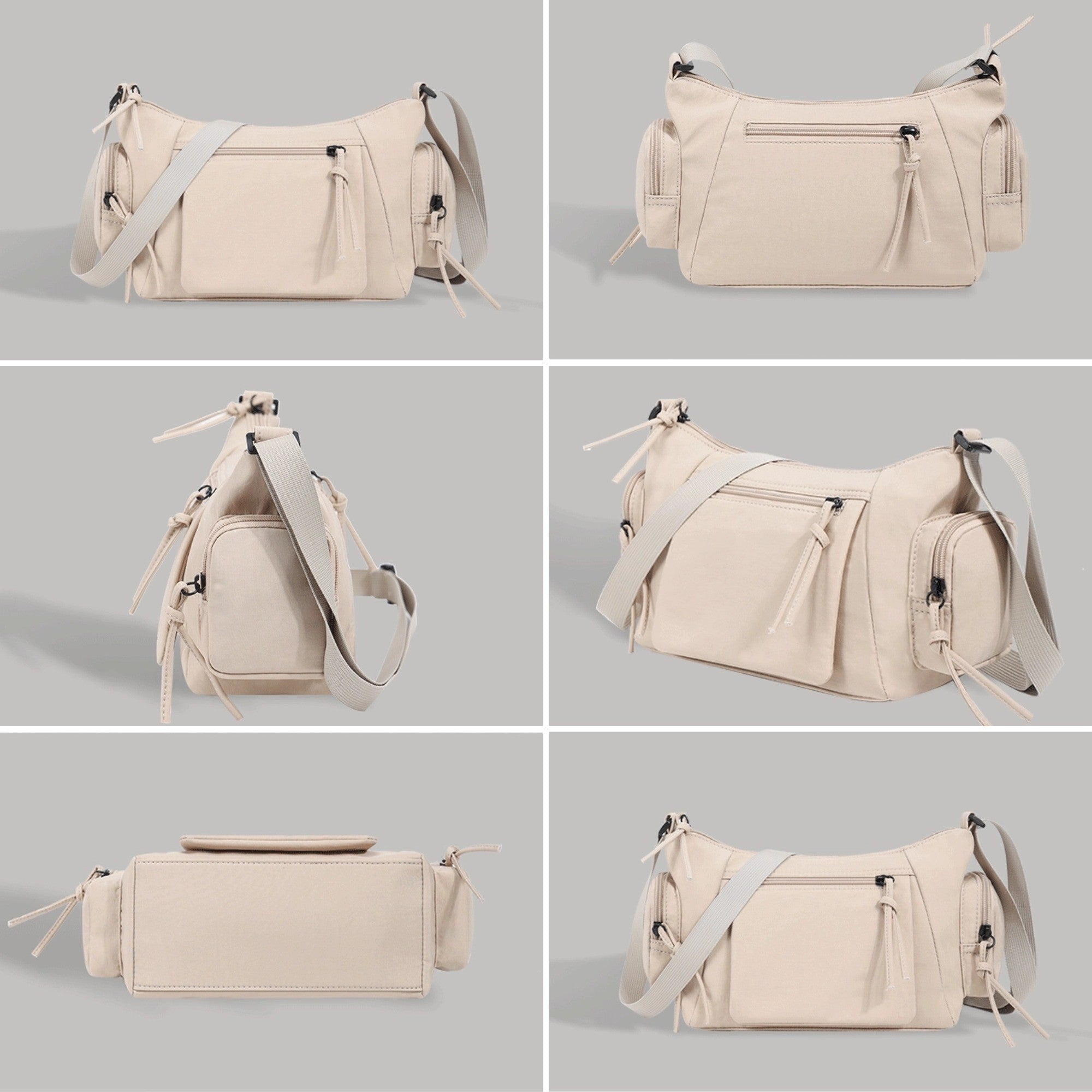 This is the 360° display of the belluova crossbody sling shoulder bag.