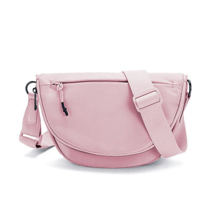 The belluova mini pink phone sling crossbody bag for women is ideal for travel and can be used as a belt bag or waist bag.