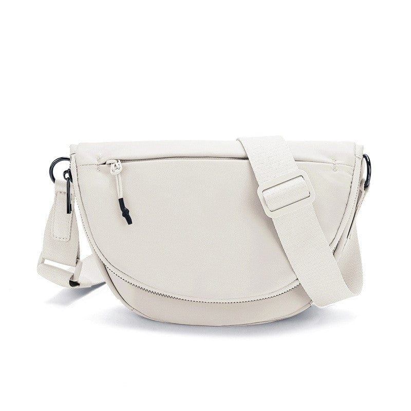 The belluova small white sling crossbody for women is soft, lightweight and anti-theft.