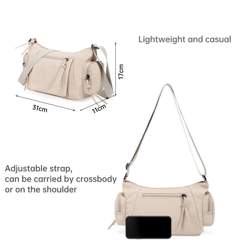 The size of belluova shoulder crossbody bag is 31cm 11cm 17cm length width height. It is lightweight and casual, with adjustable strap, can be carried by crossbody or on the shoulder.