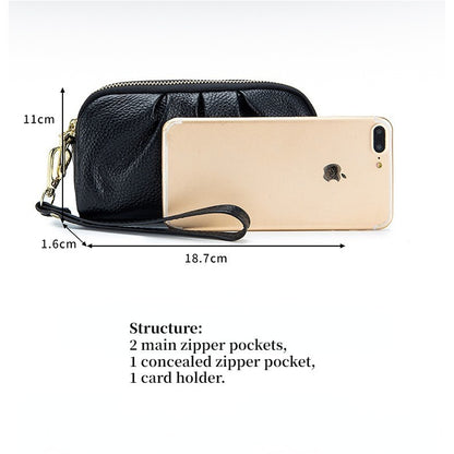 Belluova™ Pleated Wristlet Wallet